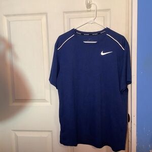 MEN’S BLUE  NIKE RUNNING DRI-FIT SHIRT SIZE XL NWOT